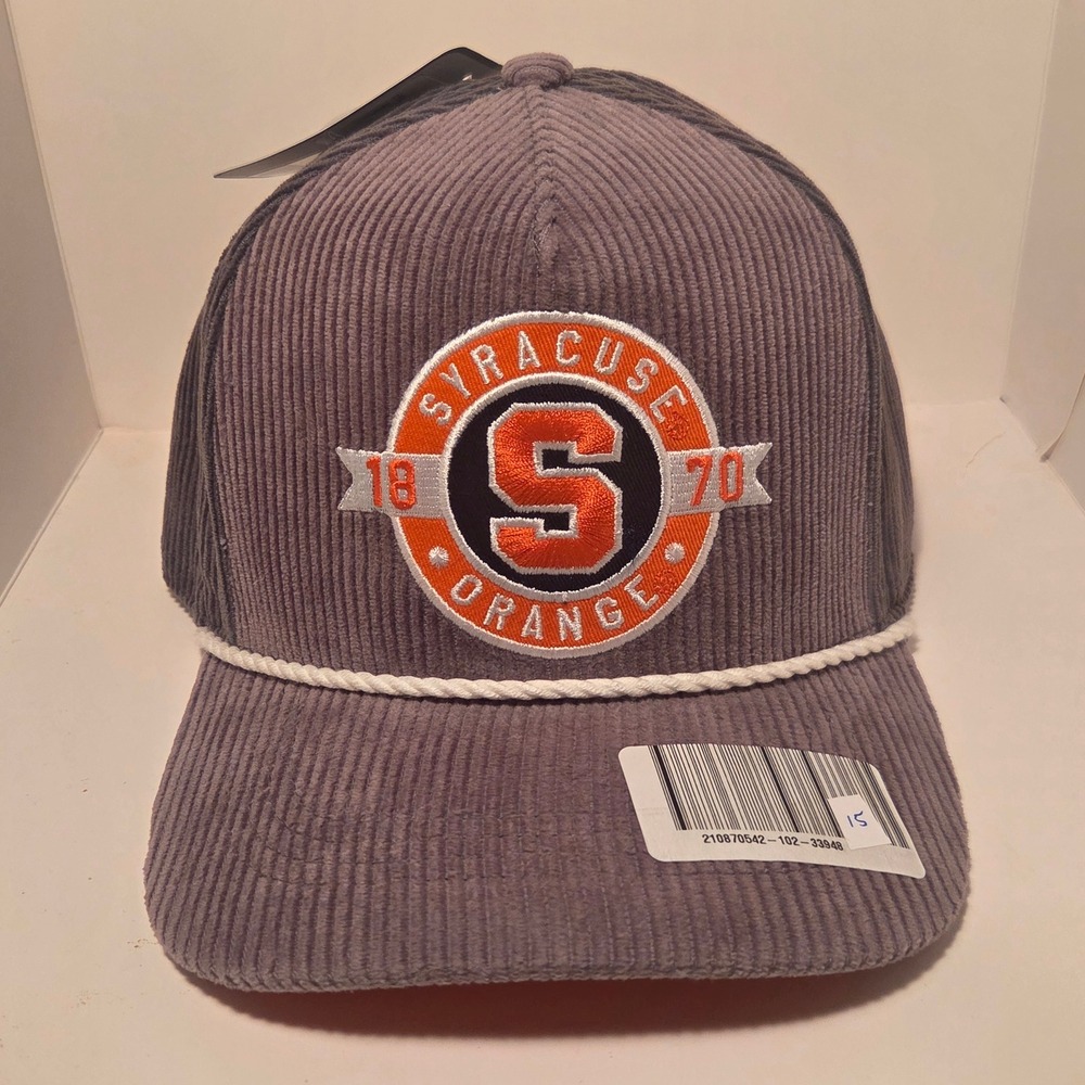 Syracuse Orange Where's My Hat Podium Trucker Hat Colosseum Gray COHC11970